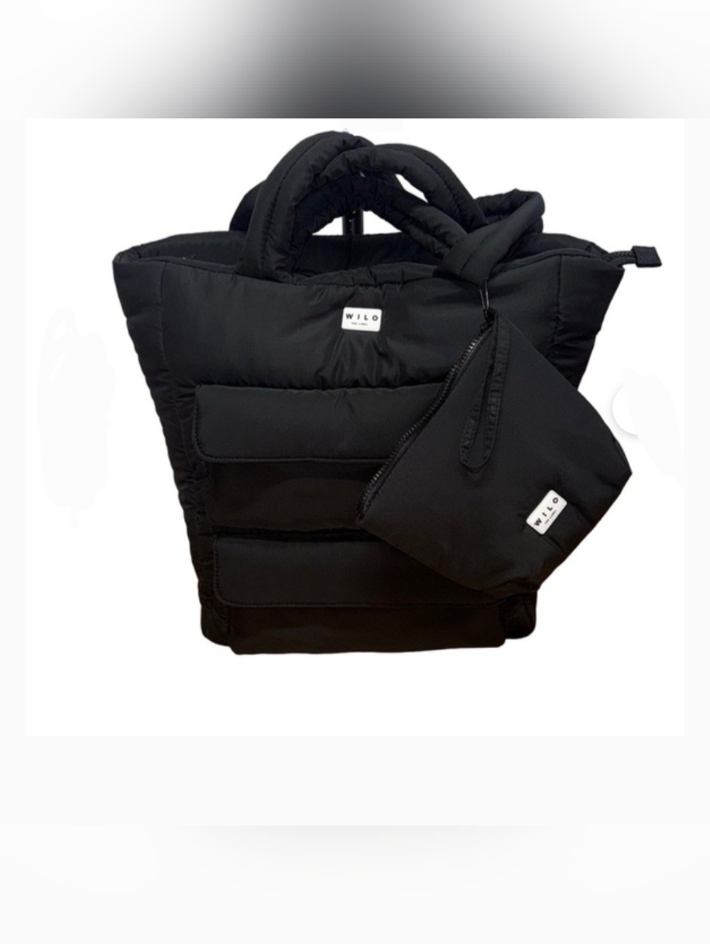 WILO The Label Quilted Puffer Tote Bag